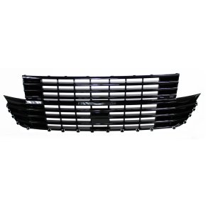 JOM Frontgrill sort hjglans uden logo til VW VW T6.1, 2019-