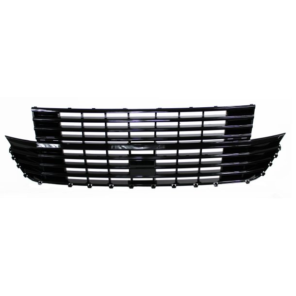 JOM Frontgrill sort h�jglans uden logo til VW VW T6.1, 2019-