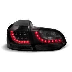 LED baglygter mrk sort til VW Golf 6 rgang 2008-2012
