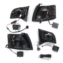 LED baglygter mrk rd til Audi A4 Avant B7, rgang 2004-2008