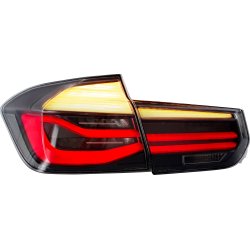 LED baglygter med dynamisk LED blink, rgfarvet til BMW F30 3 serie, Sedan, rgang 2011-2019