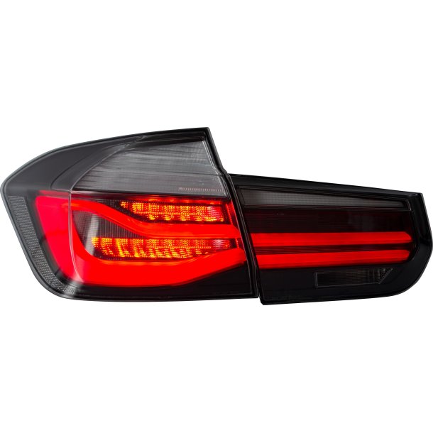 LED baglygter med dynamisk LED blink, rgfarvet til BMW F30 3 serie, Sedan, rgang 2011-2019