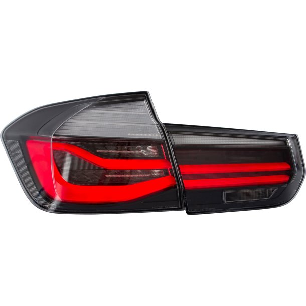 LED baglygter med dynamisk LED blink, rgfarvet til BMW F30 3 serie, Sedan, rgang 2011-2019