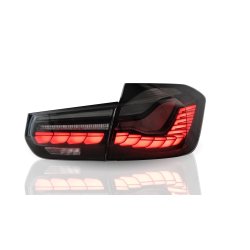 OLED/LED baglygter med dynamisk LED blink, rgfarvet til BMW F30 3 serie, Sedan, rgang 2011-2019