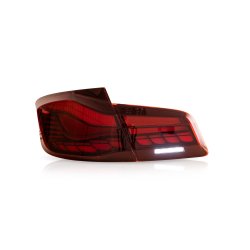 OLED/LED baglygter med dynamisk LED blink, klar rd til BMW F10 5 serie, Sedan, rgang 2010-2017