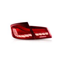 OLED/LED baglygter med dynamisk LED blink, klar rd til BMW F10 5 serie, Sedan, rgang 2010-2017