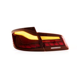 OLED/LED baglygter med dynamisk LED blink, klar rd til BMW F10 5 serie, Sedan, rgang 2010-2017