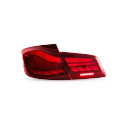 OLED/LED baglygter med dynamisk LED blink, klar rd til BMW F10 5 serie, Sedan, rgang 2010-2017