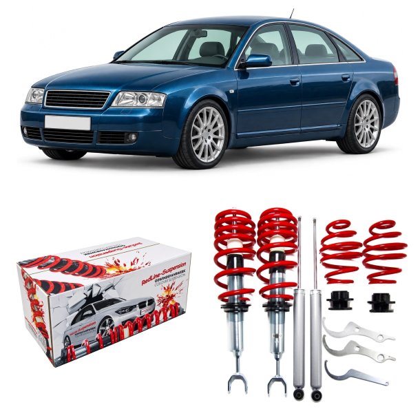 Redline gevindundervogn Audi A6 4B Sedan og Avant, 1997-2004