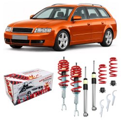Redline gevindundervogn Audi A4 B6 og B7 Sedan, Avant og Cabriolet, 2000-2008