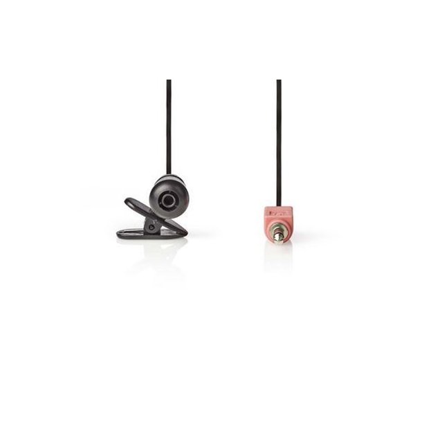 Clip-on mikrofon m. 3,5mm stereo JACK