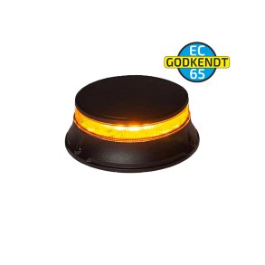 Lavprofil LED beacon gul - plan montering - 10-30V