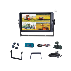 VST 10,1" HD Monitor m/trdls modtager, Quad funktion