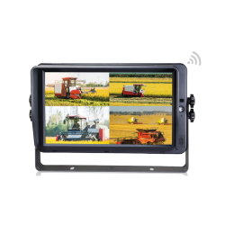 VST 10,1" HD Monitor m/trdls modtager, Quad funktion