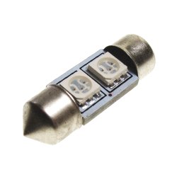 Pinolpre Flux 12V 30mm 2 x S - Xenon hvid - 1 stk.