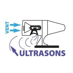 Vildtfljte sort - 2 stk.