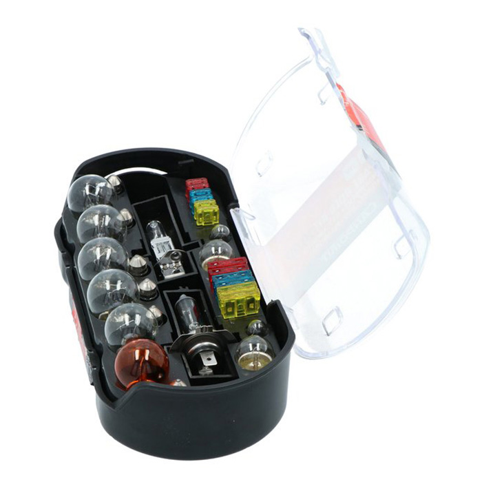 Carpoint pærekit incl. Sikringer 30 dele H1/H7 Carpoint pærekit incl. Sikringer 30 dele H1/H7