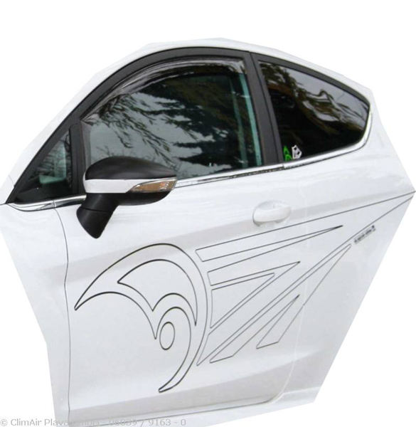 Climair vindafviser Ford Fiesta 3drs 08-