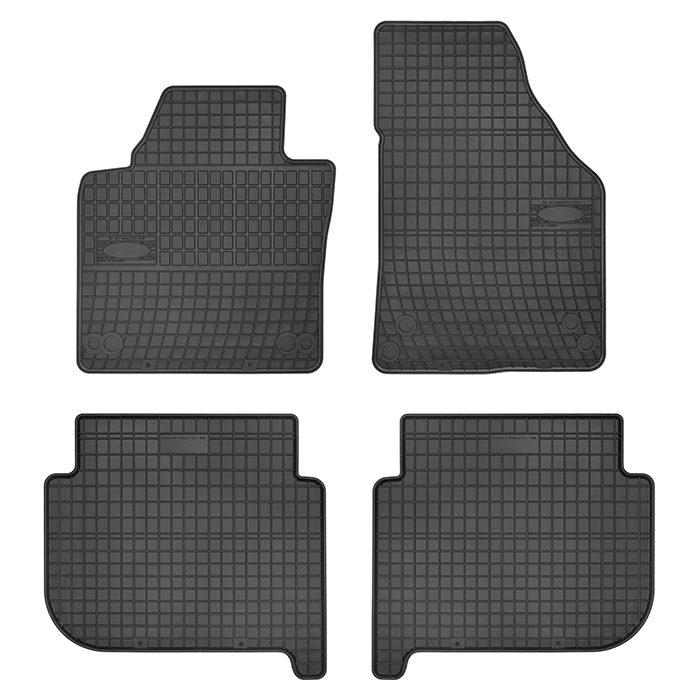 Gummimåtter Volkswagen Touran I minivan, 2003-2010 Gummimåtter Volkswagen Touran I minivan, 2003-2010