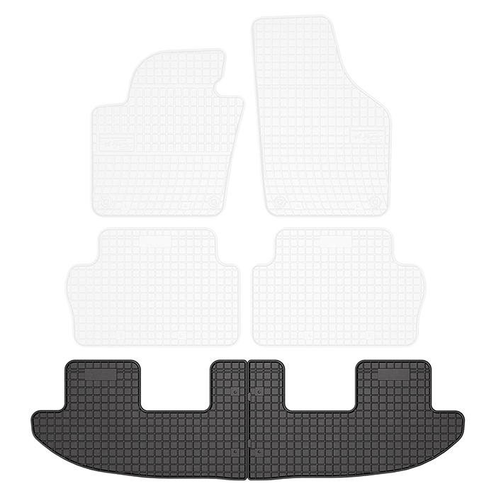 Gummimåtter Volkswagen Sharan II minivan, 2010-2022 Gummimåtter Volkswagen Sharan II minivan, 2010-2022