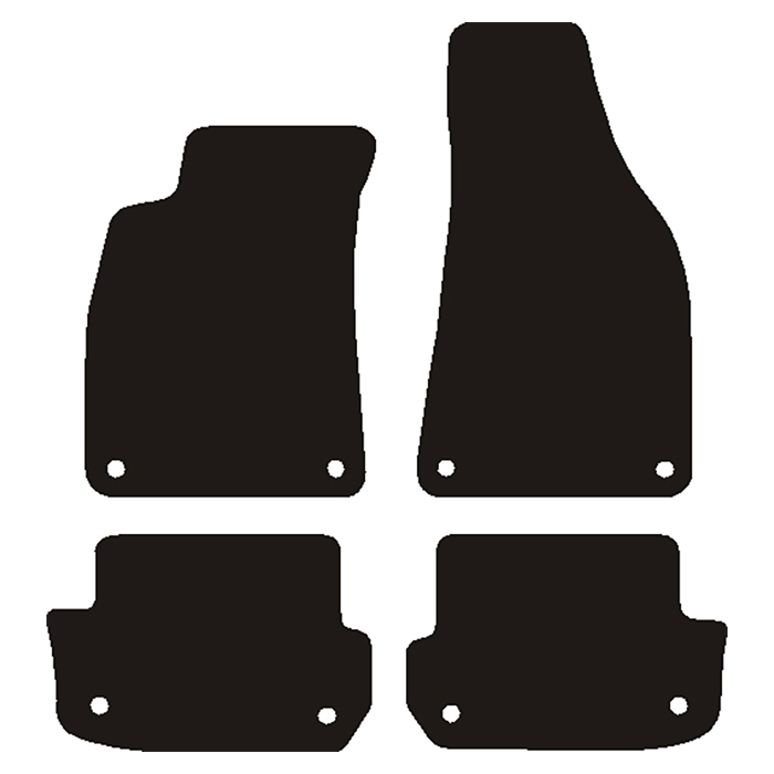 Måtter Audi A4 cab. type B7 03/2004-2007