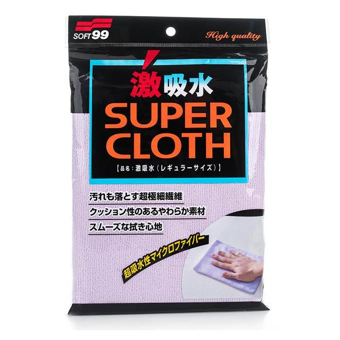 Soft99 Microfiber Cloth -Super Water Absorbent- Regular Soft99 Microfiber Cloth -Super Water Absorbent- Regular