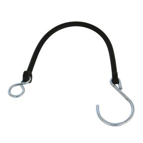 Gummistrop med krog 4 stk.18 cm i s�t