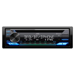 JVC KD-DB922BT - 1-DIN bilradio med DAB+, Bluetooth og CD - 4x50W