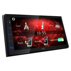 JVC KW-M27DBT - 2-DIN bilradio 6,8" touchsk�rm, DAB+ og Bluetooth