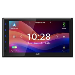 JVC KW-M595DBT - 2-DIN bilradio, Apple CarPlay, Android Auto og DAB+