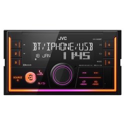 JVC KW-X850BT - 2-DIN bilradio Bluetooth, USB og variabel farvebelysning � 4x50W