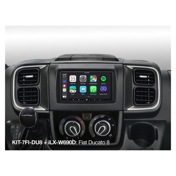 Alpine KIT-7FI-DU8 Kit 7" Fiat Ducato model 8 2022-