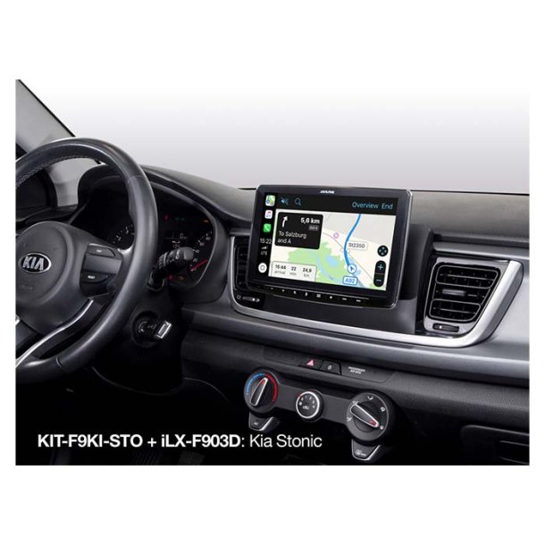 Alpine 9" monteringss�t Kia stonic 2017->