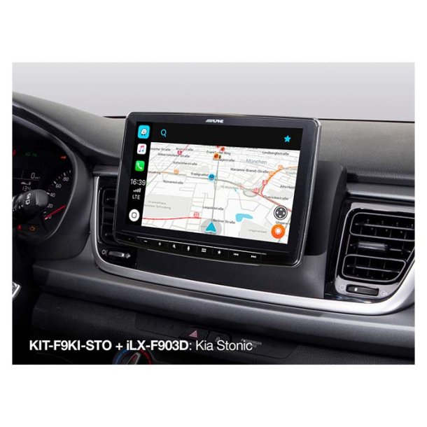 Alpine 9" monteringss�t Kia stonic 2017->