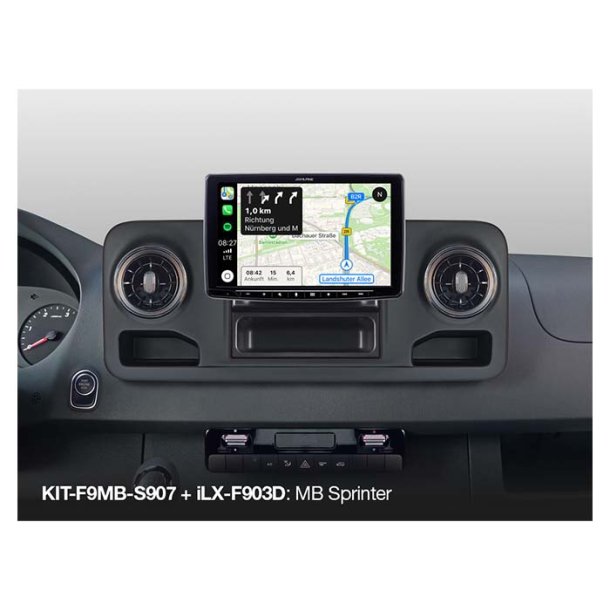 Alpine 9" monteringss�t Sprinter w907 2018->