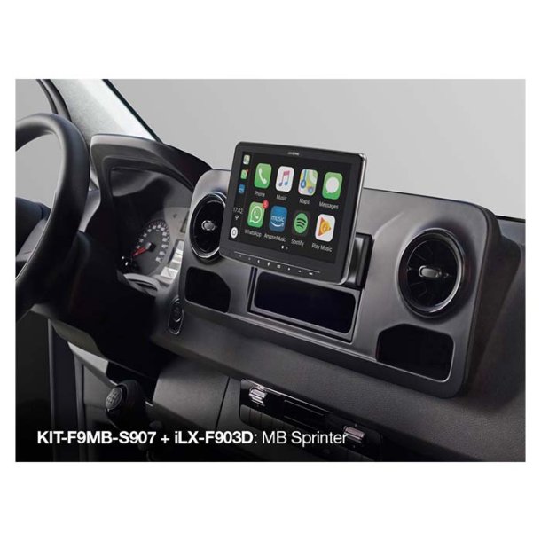 Alpine 9" monteringss�t Sprinter w907 2018->
