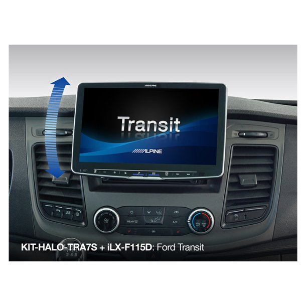 Alpine kit til HALO 9 og HALO 11 til Ford Transit Custo
