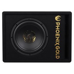 Phoenix Gold 10" aktiv Sub M. kabler &amp; remote