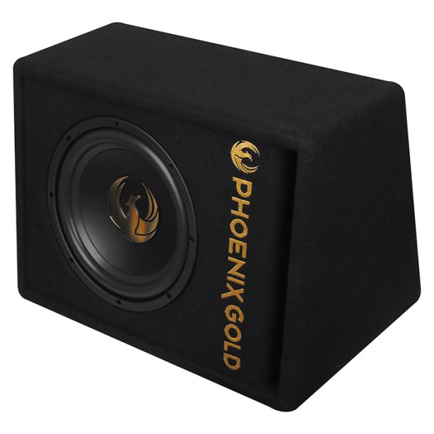 Phoenix Gold 10" aktiv Sub M. kabler &amp; remote