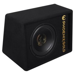 Phoenix Gold 10" aktiv Sub M. kabler &amp; remote