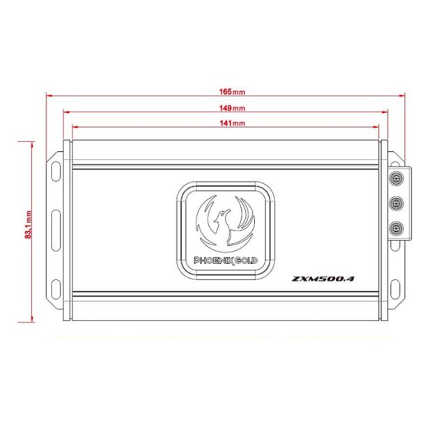 Phoenix Gold 1x500W CLASS-D "mini" monoblok