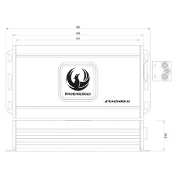 Phoenix Gold 1x500W CLASS-D "mini" forst�rker