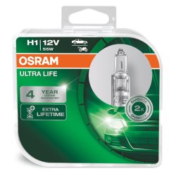 Osram Ultra Life H1 12V - S�t