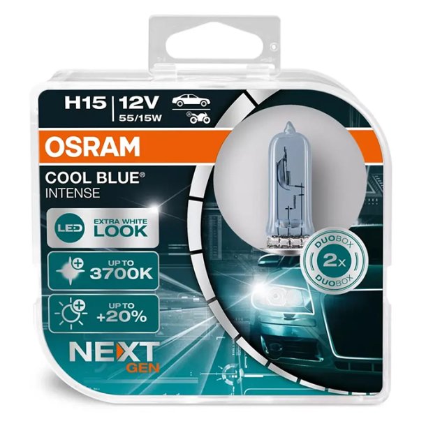 Osram Cool Blue Intense Next Gen H15 55W 12V - S�t