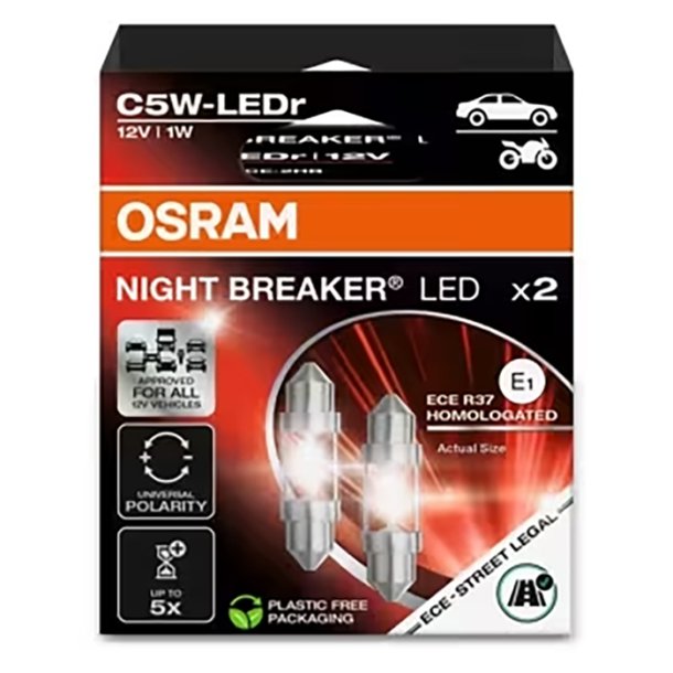 Osram Night Breaker LED C5W ECE - S�t