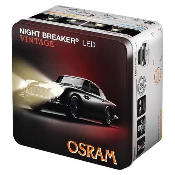 Osram Night Breaker Led Vintage H4 ECE +330% - s�t
