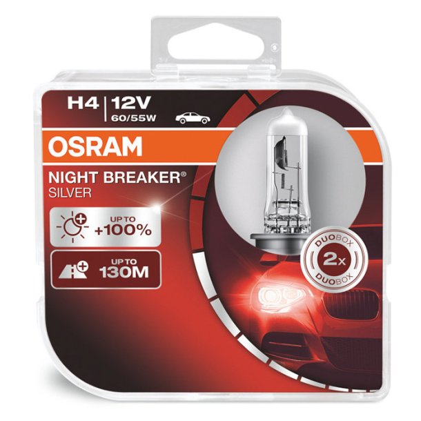 Osram Night Breaker Silver H4 60/55W 12V - S�t