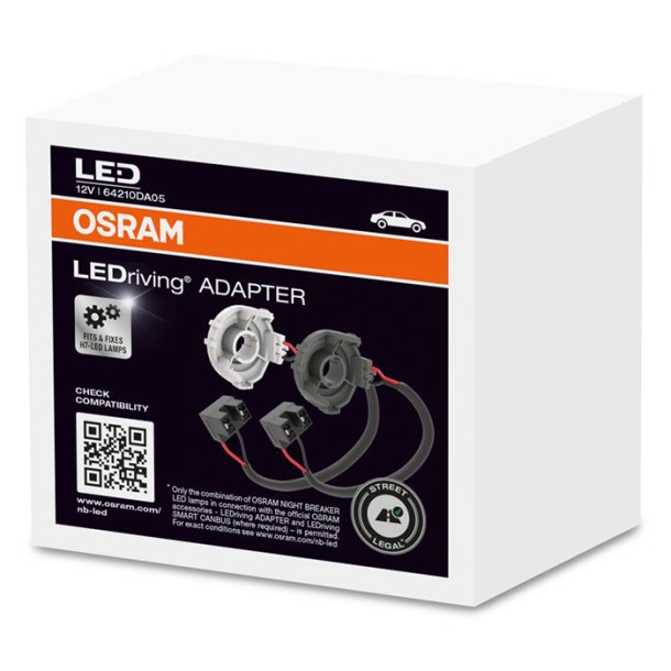 Osram LEDriving Adapter DA05 til H7 LED - S�t