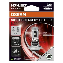 Osram Night Breaker LED Speed H7 til MC - 1 stk.