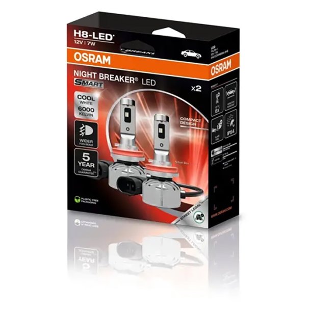 Osram Night Breaker Smart H8-LED 12V ECE godkendt - S�t